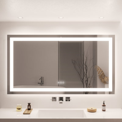 Miroir de salle de bain rectangulaire