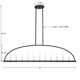Roumel 11 Light Metal Dimmable Geometric Chandelier