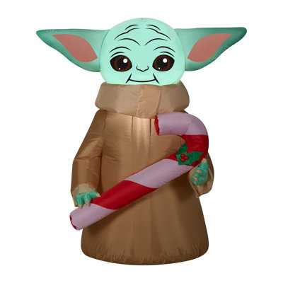 National Tree Company 3.5 ft. Inflatable Baby Yoda