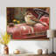 Oiseau moineau sur le tracteur II - oiseau, art mural-730360870-730360856-730360867