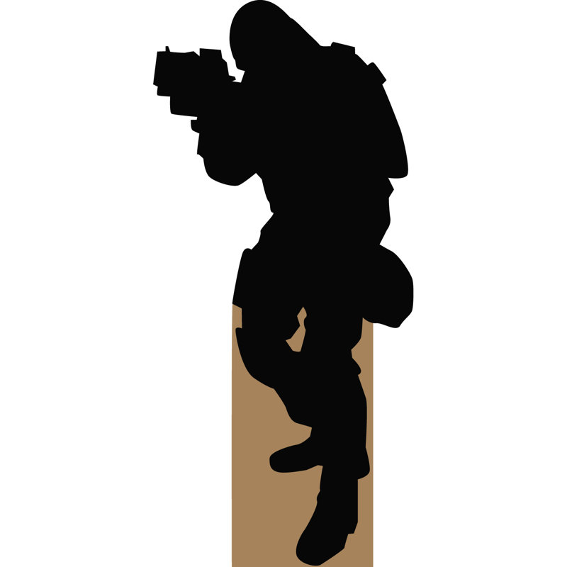 Soldat debout en carton 72 po Soldier