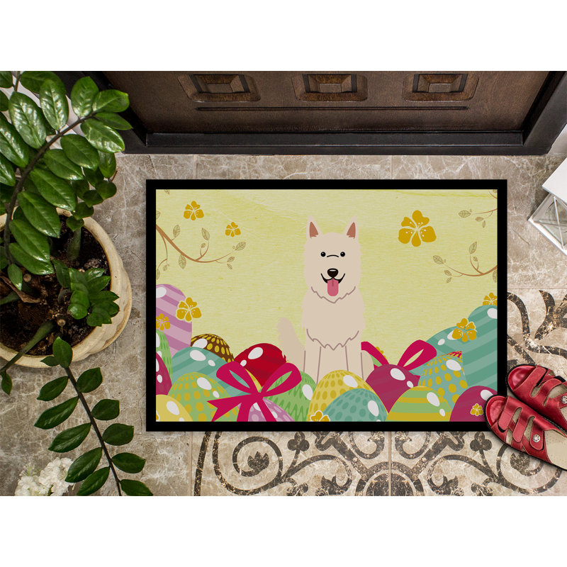 Saroyan Non-Slip Easter Outdoor Doormat, 18"Lx27"W