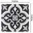 Dosbraga 8" x 8" Ceramic Patterned Wall & Floor Tile