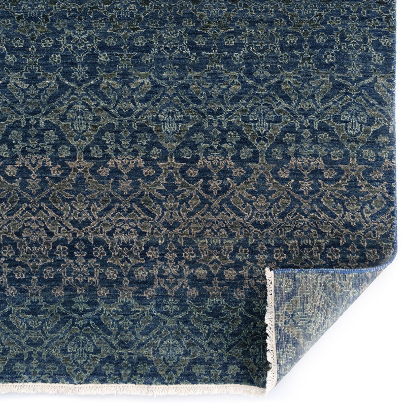Sonah Performance Hand Knotted Wool Oriental Indoor Rug, Rectangle 6' x 9'