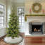 108" H Green Realistic Artificial Pine Christmas Tree with LED Lights-1657799135