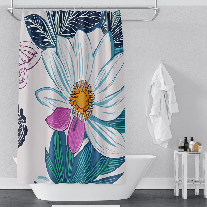 Rideau de douche Bron, H 72 po x l 70 po