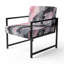 Chaise d'appoint rembourrée Evolving In Pink Grey-2066690040