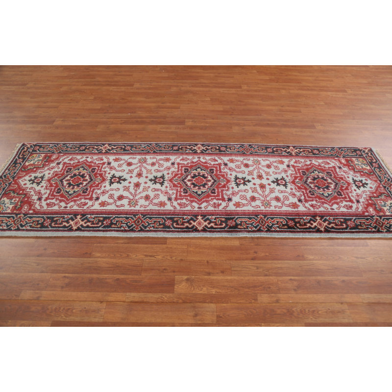 Tapis de couloir oriental géométrique 3x8