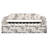 Twin Tufted Upholstered Daybed With Trundle And Usb Ports-124836837