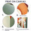 Visions symétriques orange et vertes - art mural moderne-2029488165-2029488170-2029488167