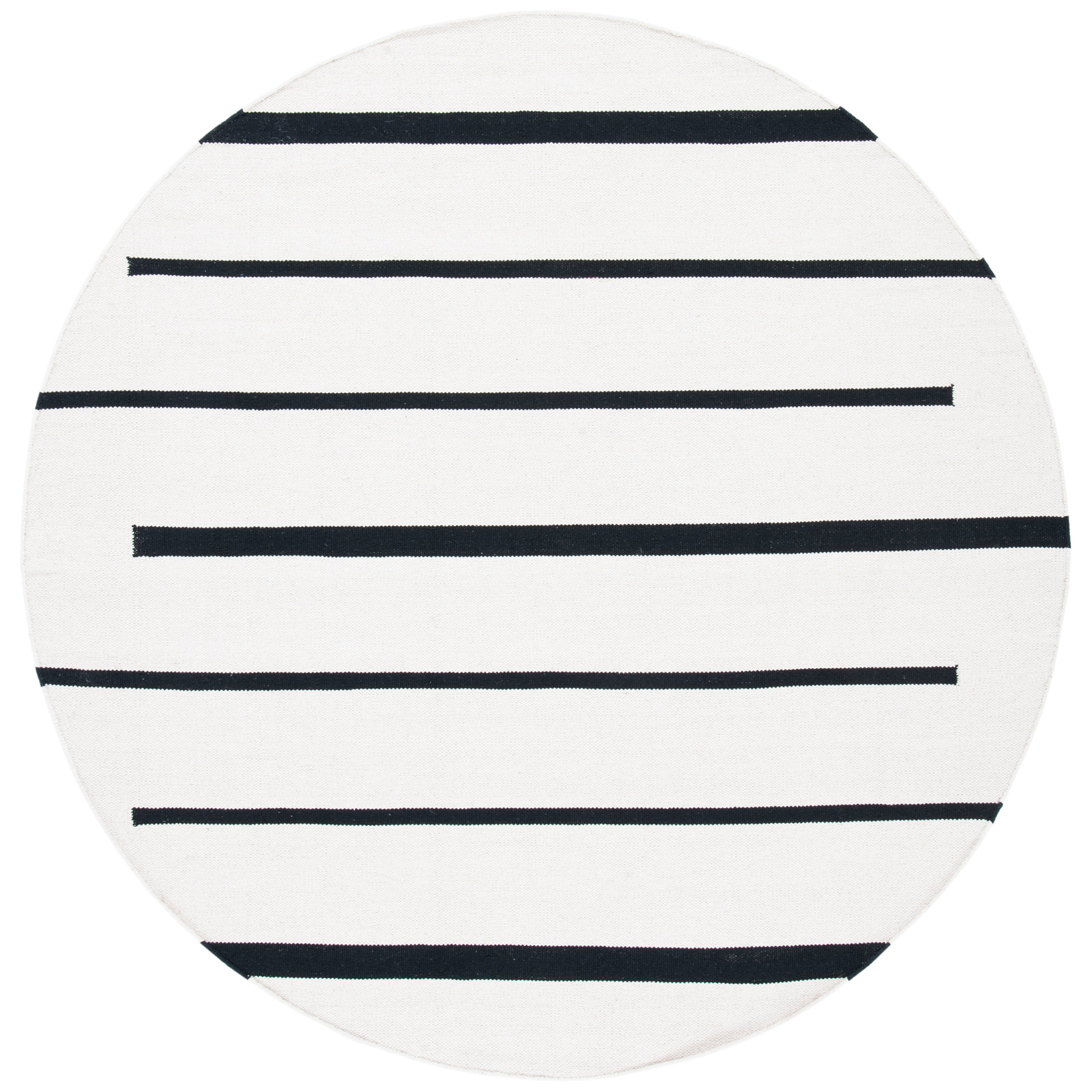 Mana Handmade Cotton Rug, Round 4'