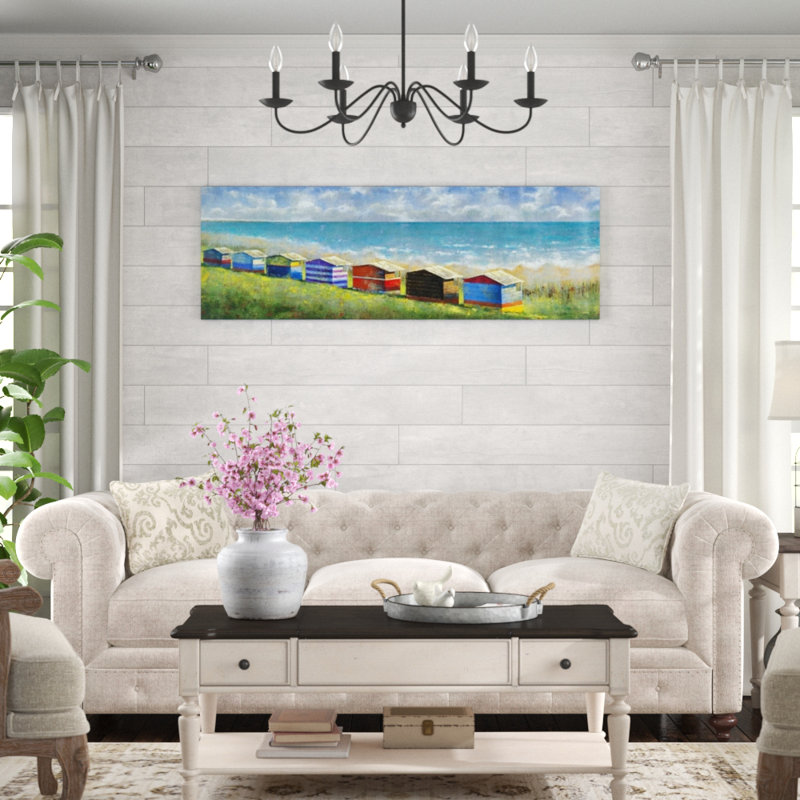 «Northeast» par Dominick - impression sur toile tendue, Couche de verre, H 30 po x l 90 po x P 1,5 po
