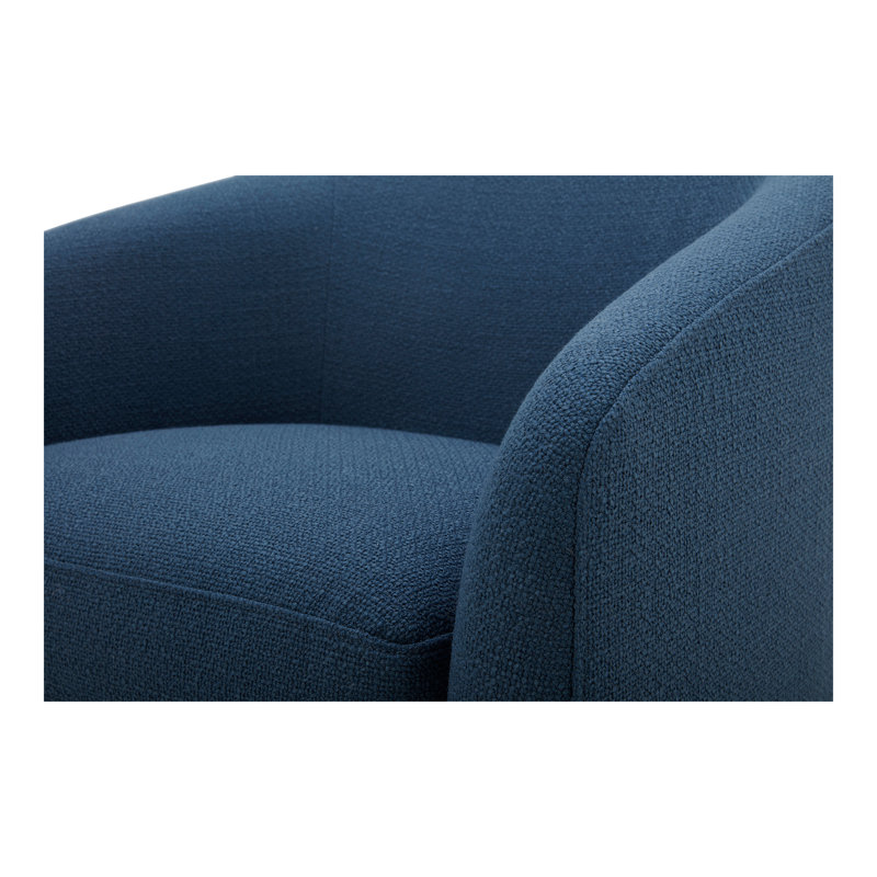 Oscy Swivel Armchair, Moto Cadet Polyester Blend