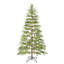 Arbre de Noël artificiel complet 6 pi avec lumières DEL et base en métal, arbre complet 612 pointes, décoration de Noël