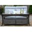 Davenport - Outdoor Coffee Table w/ Solid Bluestone Top & Hand Painted Aluminum Base