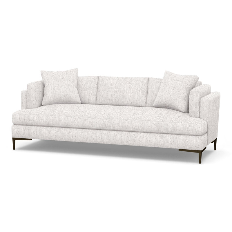 Aiden Upholstered 90.5'' Sofa, Antique Bronze, Perigold Preso Pebble