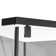 Capri 38'' W 79'' H Framed Neo-Angle Reversible Shower Kit in Black