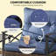 Ensemble de conversation d'extérieur en osier avec chaises berçantes, table et coussins confortables pour la détente-1526948554
