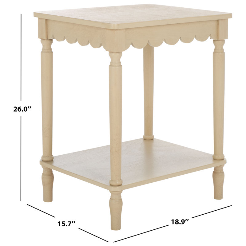 Table d'appoint Branden, Naturel