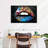 Grunge Rainbow Lips Canvas Print-1405284410