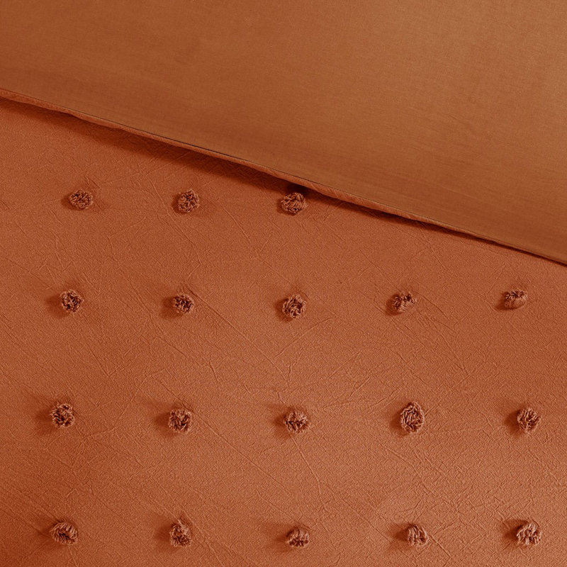 Ensemble d'édredon défini Gracie Mills Grady Elegance, Édredon double et 6 pièces supplémentaires, Rouge
