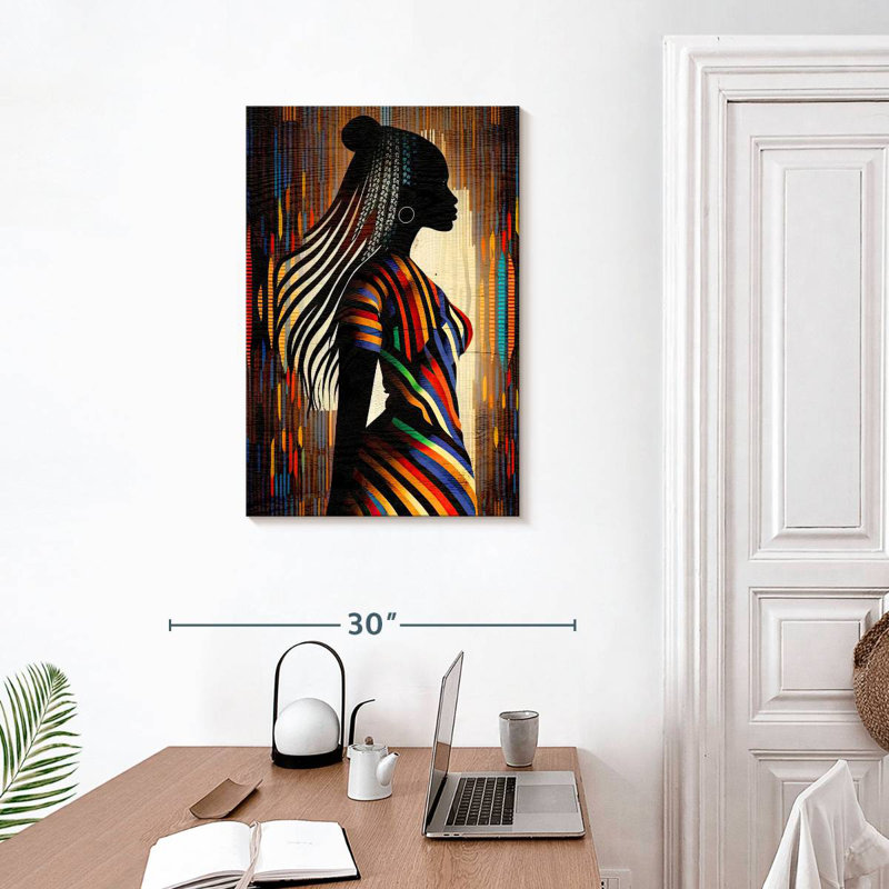 Leisha African Stripes, 30" H x 20" W