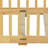Kids Twin Soild Wood Platform Floor Bed With Safety Guardrails For Bedrooms-615584870