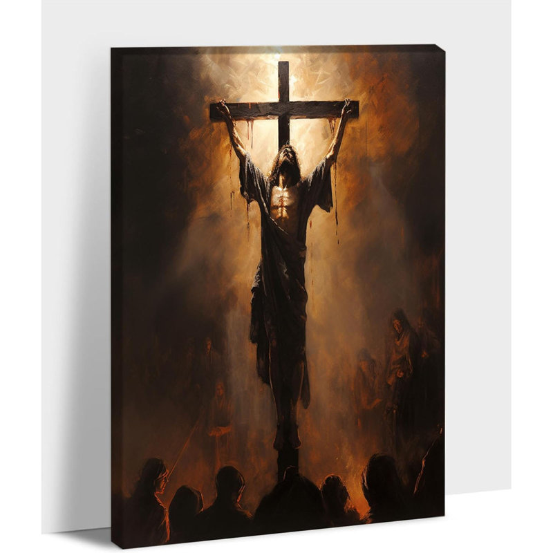Art mural Jésus, image de Jésus Crucifixion, impressions sur toile, art mural