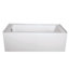 Baignoire en alcôve en acrylique 72 po x 32 po Sydney-9229657-88695808-49367824