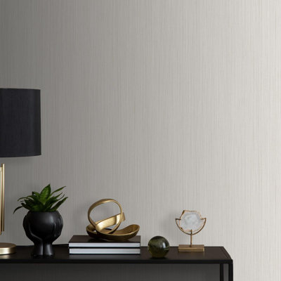 Alethia Texture Wallpaper - For Living Room, Bedroom, Fireplace - Textured Finish, Solid Colour Pattern