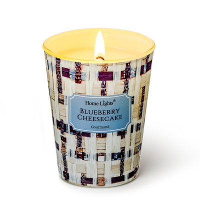 Blueberry Cheesecake | Homelights 1-Wick -6.7Oz Soy Wax-40+Hours Long-Lasting Scented Candles