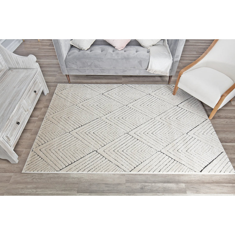 Cadence Contemporary Alabaster Area Rug