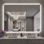 Miroir de salle de bain à DEL rétroéclairé sans cadre certifié Lunara UL-277096539