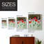 «Poppy Party», reproduction encadrée - bois massif-36385570-36385579