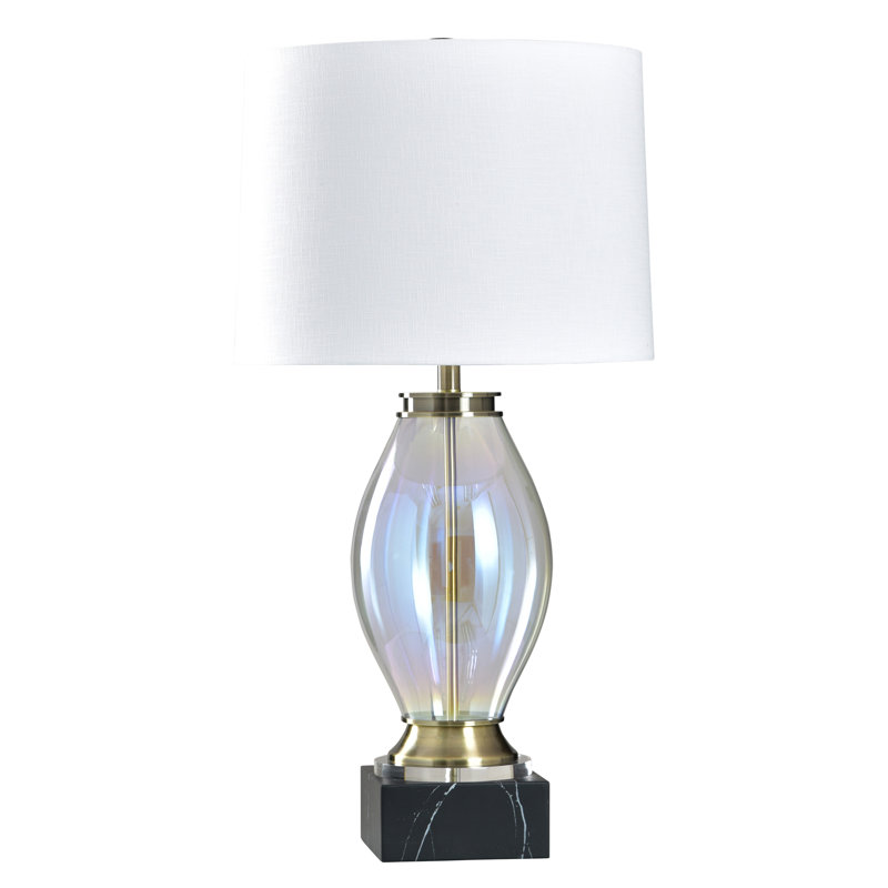 Lampe de table Halo - Kastela - abat-jour blanc