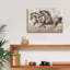«Epic Graffiti» «Horses» par Silvia Vassileva, art mural sur toile, 18 po x 12 po-117052806