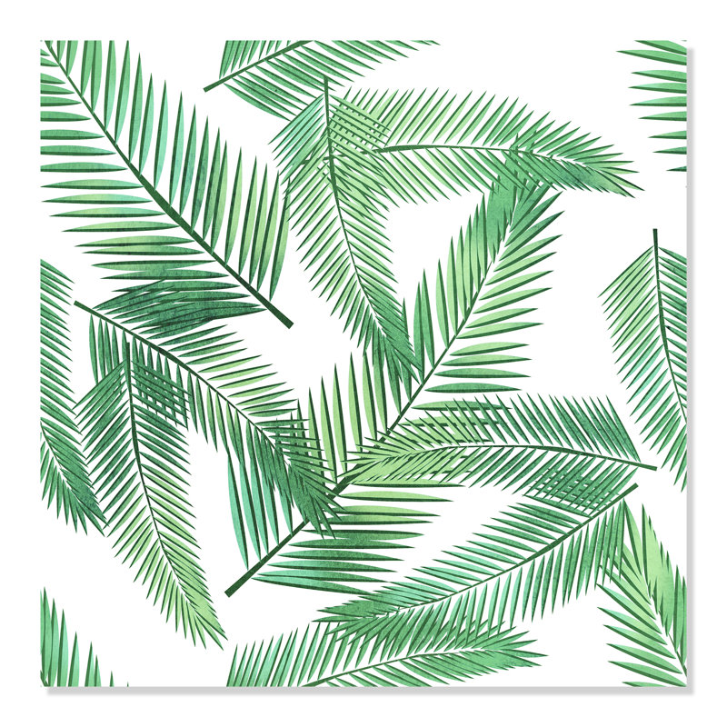 Panneau de papier peint adhésif Bacca, Vert, l 24 po x L 120 po