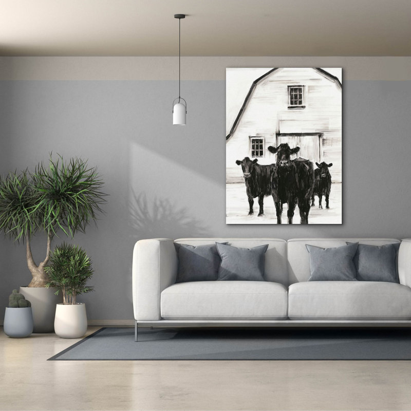 'Standing Around 2' by Ethan Harper Canvas Wall Art, 54" H x 40" W x 1.5" D