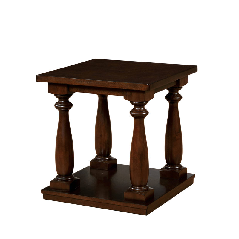 Diana End Table, Brown Cherry