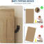 Armoire 43,3 po avec 4 tiroirs et 2 portes, tringle, armoire de rangement autoportante pour la chambre à coucher et la salle de bain-44469124