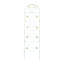 Paquet de 2 treillis de jardin en métal 71 po x 19,7 po antirouille pour plantes grimpantes