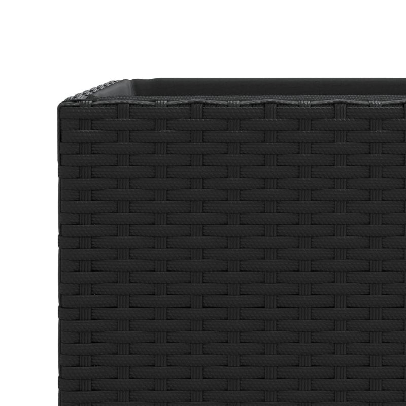 Planter Box, 80cm H x 40cm W x 40cm D, Black