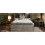 Grand lit plateforme avec tête de lit à rangement et 8 tiroirs, gris-121066952-121066954