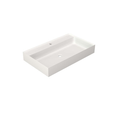 Stone Resin Solid Surface Bathroom Vanity Basin Sink