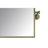 Antique Metal Framed Rectangle Wall Mirror