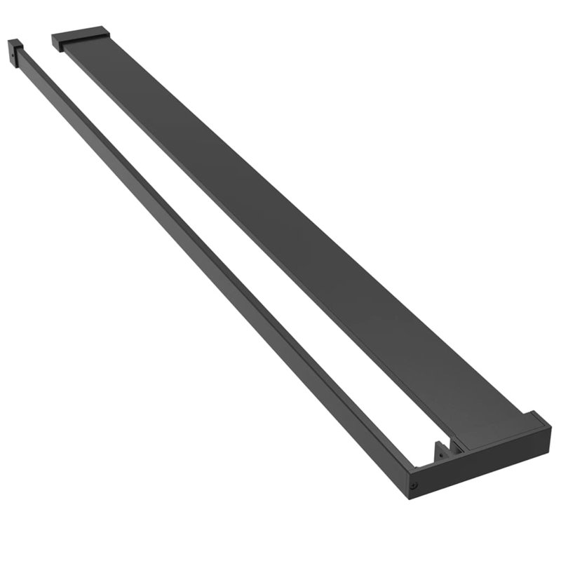 Massud Shower Shelf, 1.2" H x 39.4" W x 6.1" D, Black