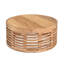 Hamilton Outdoor Round Teak Coffee Table-11399017