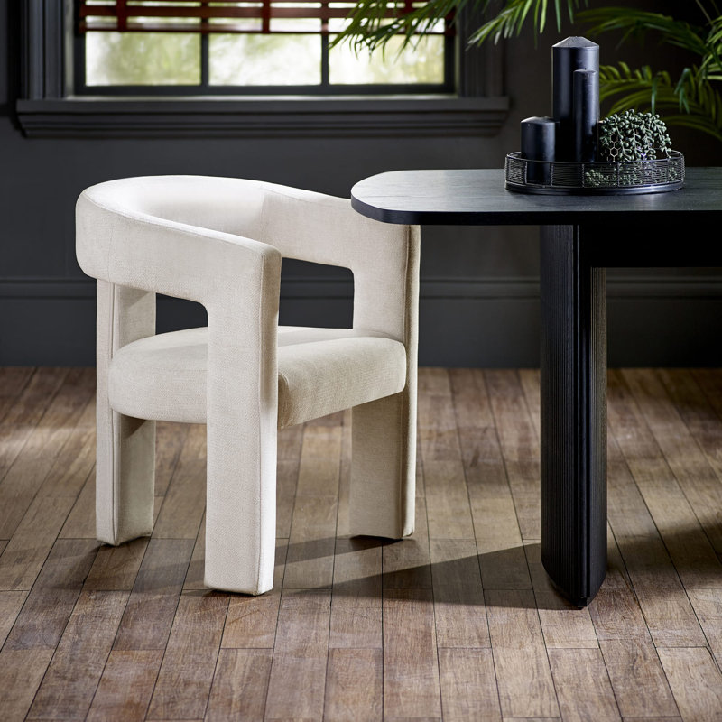 Tanyelle Upholstered Armchair, Cream