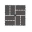 Carreaux de terrasse en plastique emboîtables