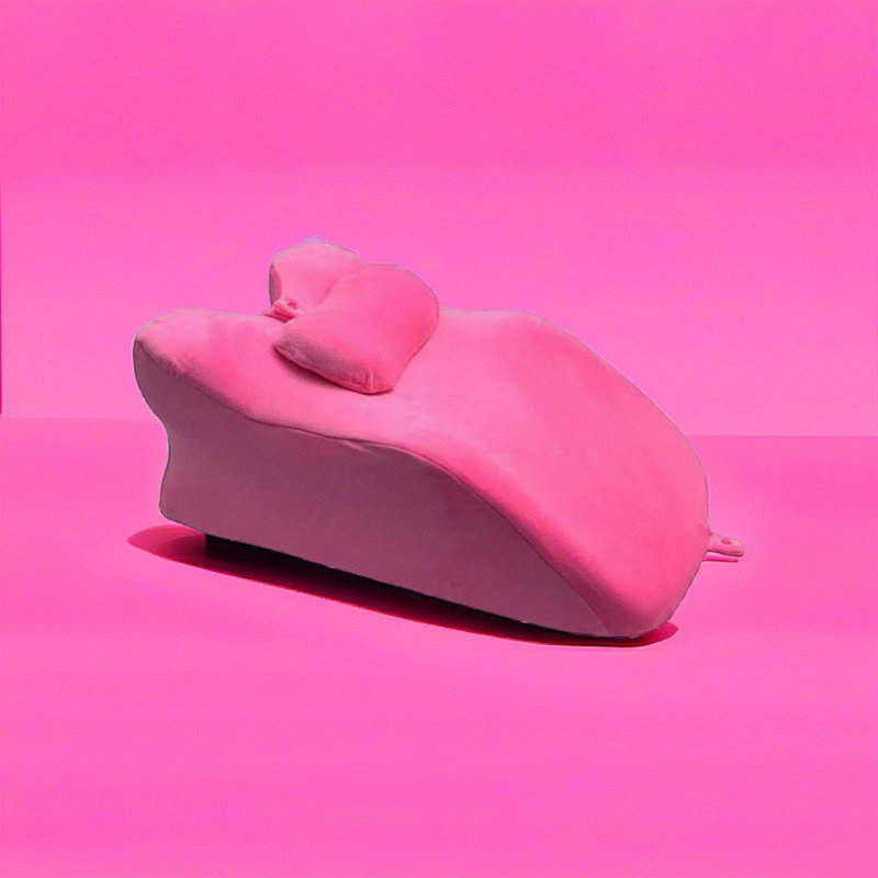 Ergonomic Spinal Posture Support & Multi-Functional Bed Pillow -Pink, Pink